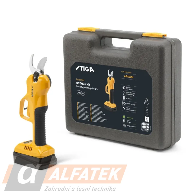 STIGA SC 100e Kit  Akumulátorové nůžky  (257022001/ST1)