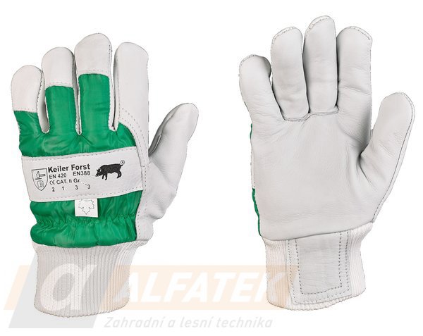 Keiler Lesnické rukavice velikost  zelené
