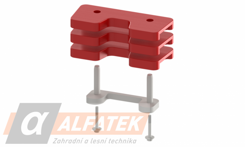 DAKR Sada závaží na zadní závěs FD5 25 kg (01237.035)