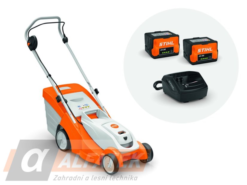 STIHL Akumulátorová sekačka RMA 239.1 SET (2xAK 20 + AL 101)