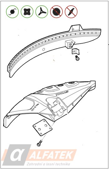 STIHL Univerzální ochranný kryt pro strunové žací hlavy hlavy a kovové nástroje (41800071028)