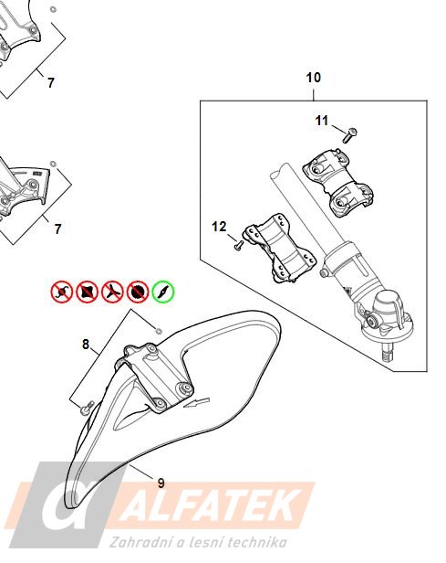 Stihl Ochranný kryt pro mulčovací  nože (41487108106)