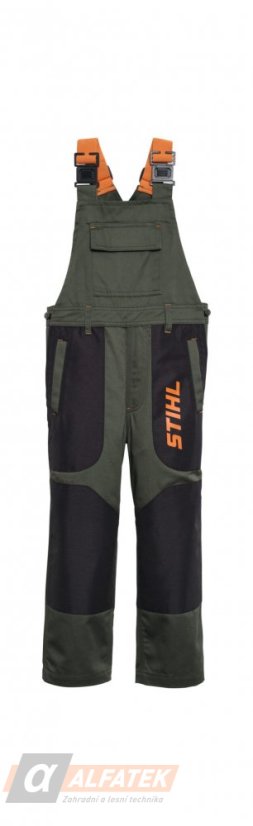 STIHL Kalhoty s laclem dětské zelené 