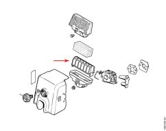 STIHL Vzduchový filtr pro MS 210, MS 230, MS 250 (11231201612)