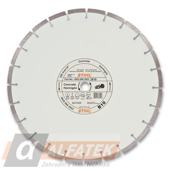 Diamantový řezný kotouč STIHL D 400(08350907045) ALFATEK s.r.o. Diamantový řezný kotouč STIHL D 400(08350907045) ALFATEK s.r.o.