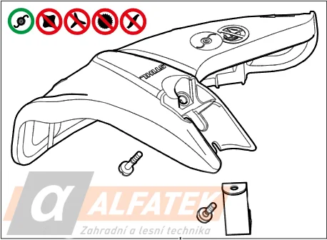 STIHL Ochranný kryt Ø 380 mm pro FSA 80 a FSA 120 (41447108127)