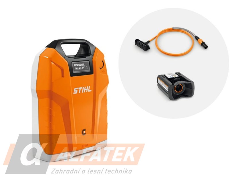 STIHL Akumulátor AR 2000 L Set (kabel + adaptér) (48712000008)