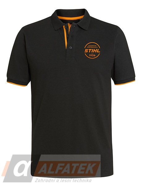 STIHL Polotričko "LOGO-CIRCLE" černé