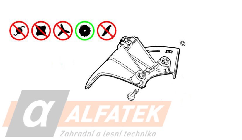 STIHL Doraz průměr 250 mm pro pilové kotouče (41487108203)