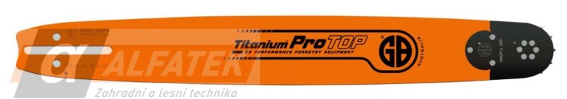 Vodicí lišta GB Titanium ProTOP .325", 1,5 mm, 50 cm