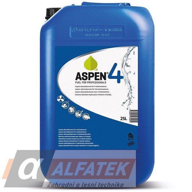 Benzín alkylátový ASPEN 4T   25 litrů