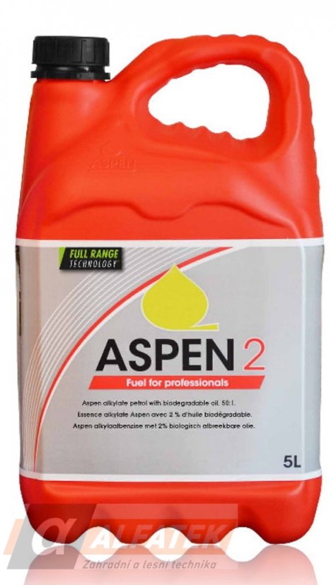 Benzín ASPEN  2T 5litrů (ALFATEK s.r.o.)
