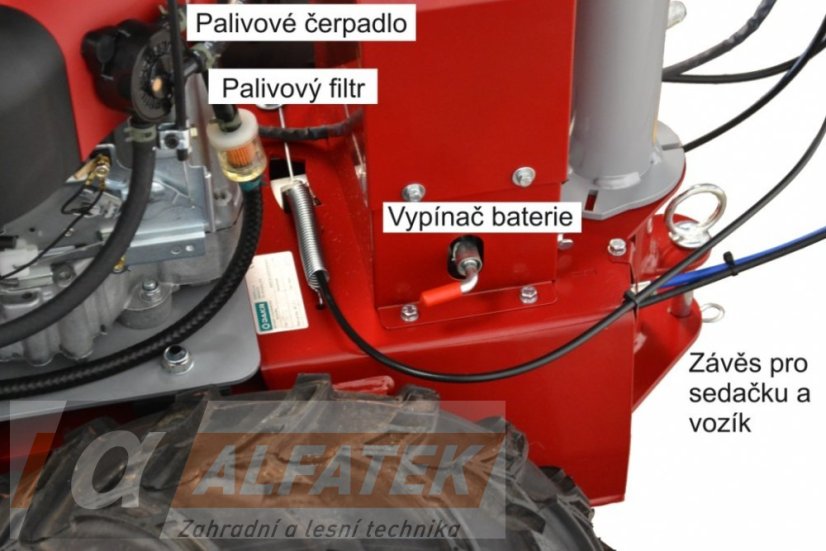 DAKR Pohonná jednotka Panter FD3-500 s dvoububnovým sečením RZS121 (01236.006)