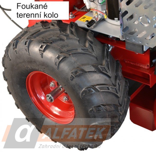 DAKR Pohonná jednotka Panter FD3-500 s řízenou sedačkou BPR a dvounožovým mulčovačem M121