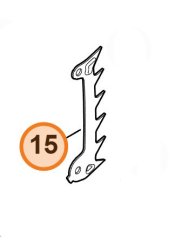 STIHL Ozubený doraz pro MSA 220 T, MSA 220 TC-O (MA016640501)