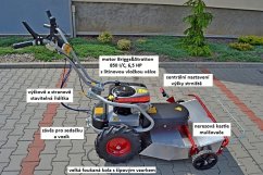 DAKR Pohonná jednotka Panter FD2H s mulčovačem M70