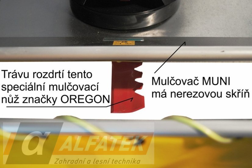 DAKR Stavebnicový mulčovač Triton Enduro