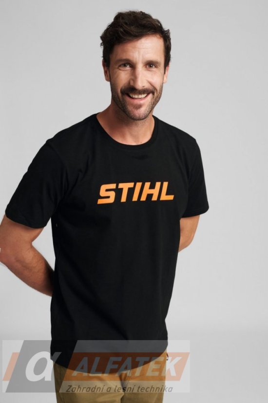 STIHL Tričko MS 500i BACK černé