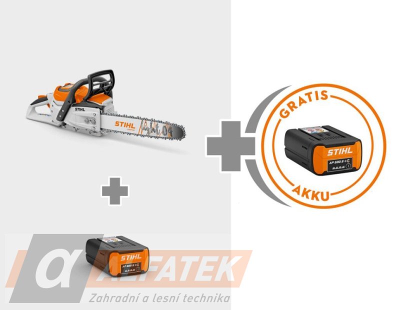 STIHL Akumulátorová pila MSA 300 C-O s Akumulátorem AP 500 s + 1x AP 500 S zdarma